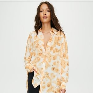 NWT Wilfred Brinley Blouse in Clove Size XXS